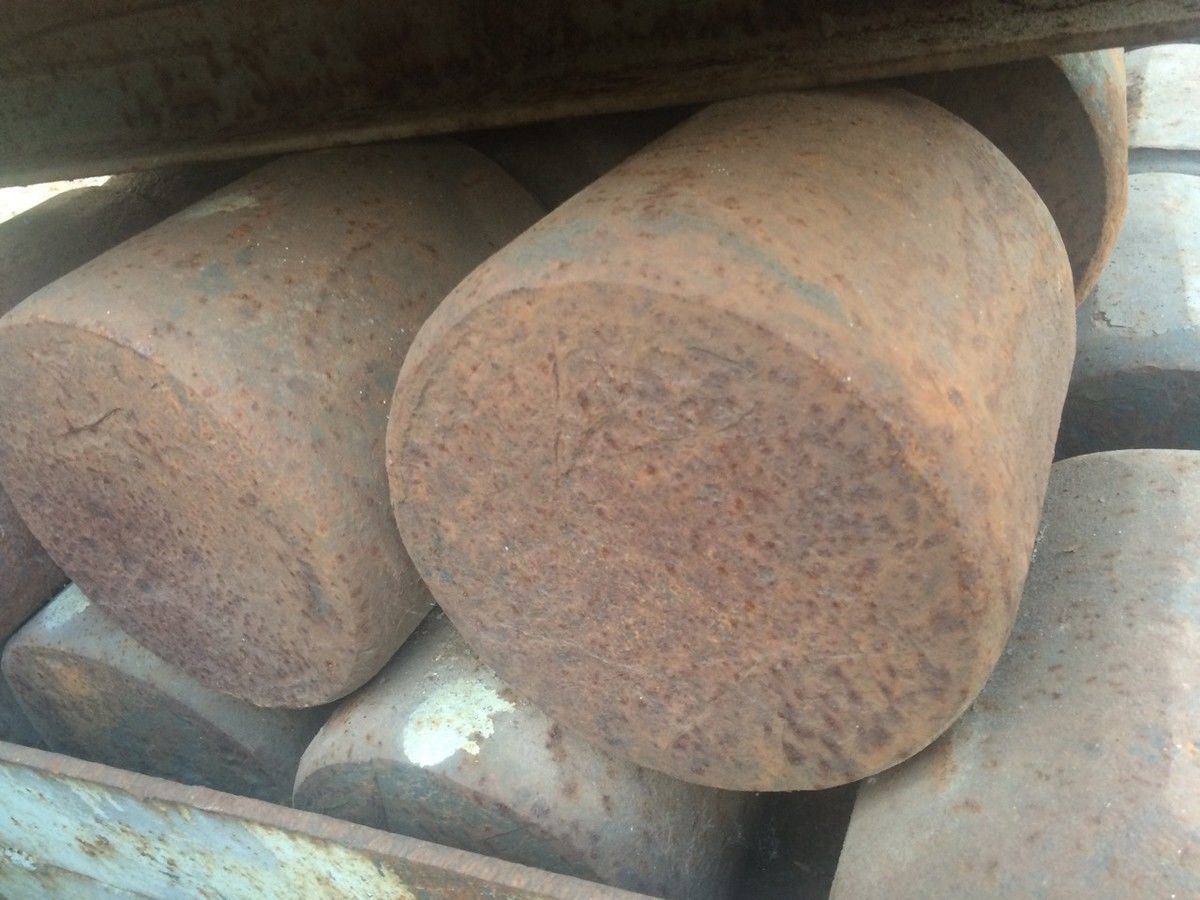 Поковка сталь 45 ф550х160. Удлиненный кузнечный слиток. 99. Кузнечный слиток. Болванка металлическая круглая 100 мм.