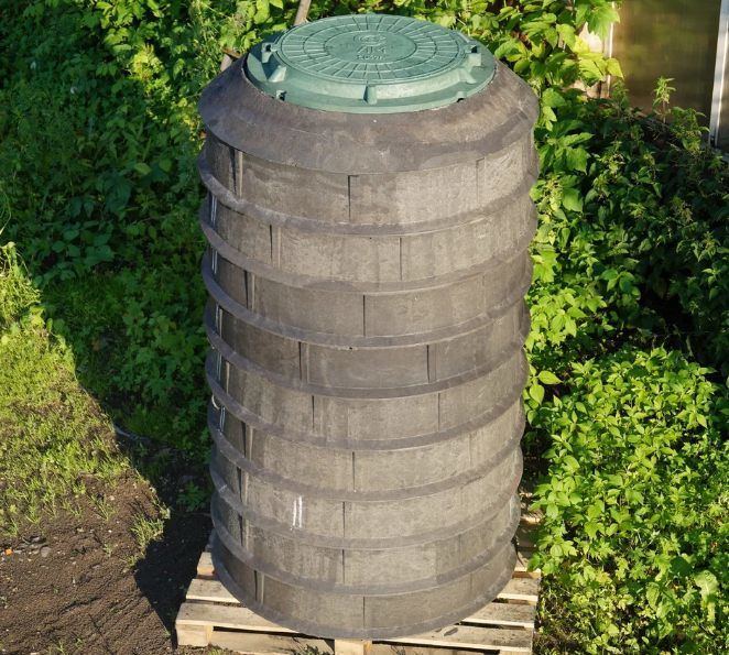 Конус переходной в комплекте с люком на кольцо полимерпесчаное и ...