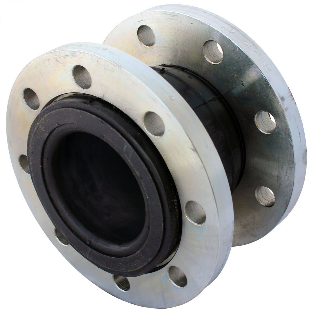 Купить компенсатор фланцевый резиновый Ду250 Ру16 для стальных труб