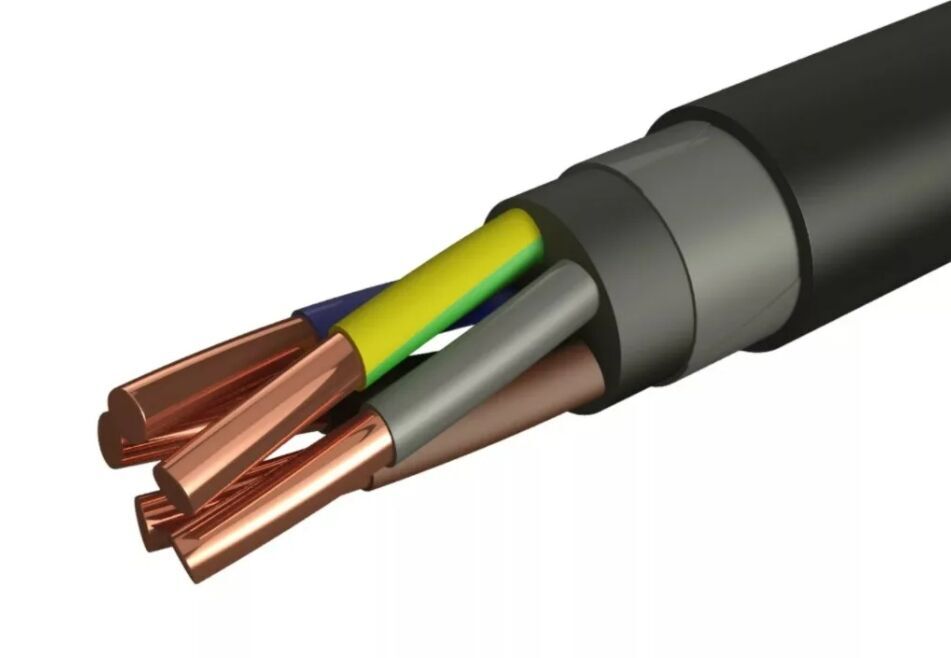 Кабель ВБбШв, ВБбШнг(А) бронированный медный, нераспространяющий горение (Россия