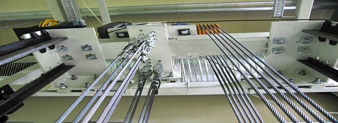 натяжение каната лифта. измеритель лифтового троса. датчики измерения усилия натяжения троса. уравновешивающие канаты. уравновешивающие канаты на чертежах.